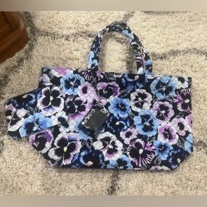 Vera Bradley Paisley Tote Set